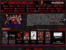 Tablet Screenshot of games.infinitecoolness.com